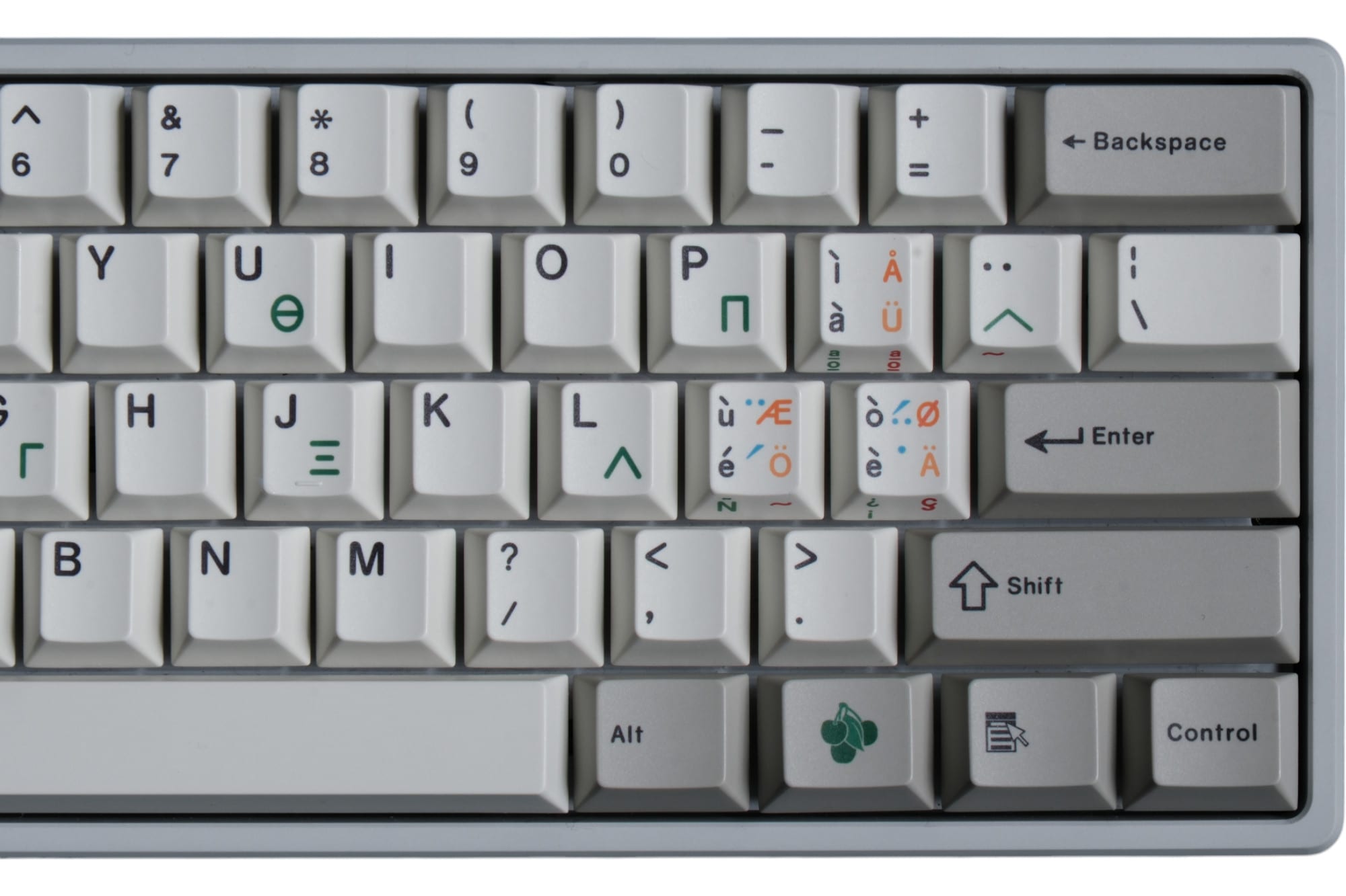 JC Studio Greek Green Keycap Kit · Milktooth
